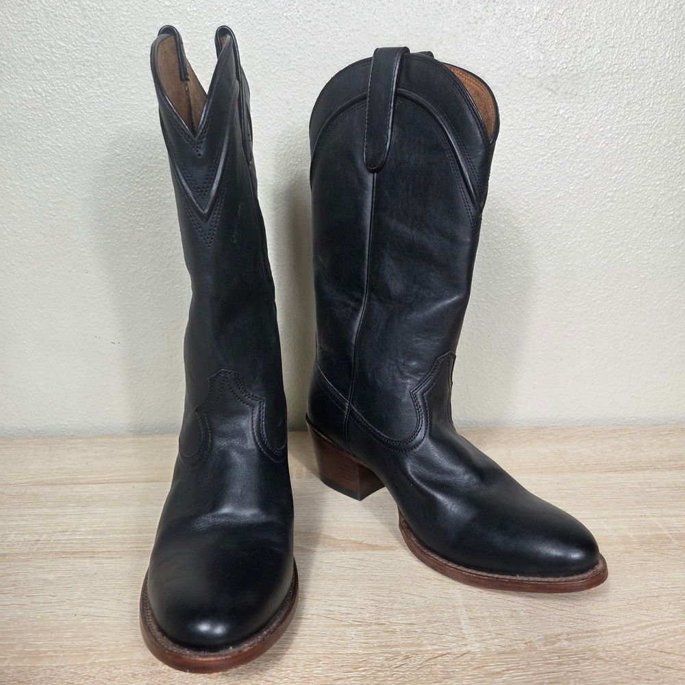 Ariat Women's 9B Black Leather Western Cowboy Boots Round Toe